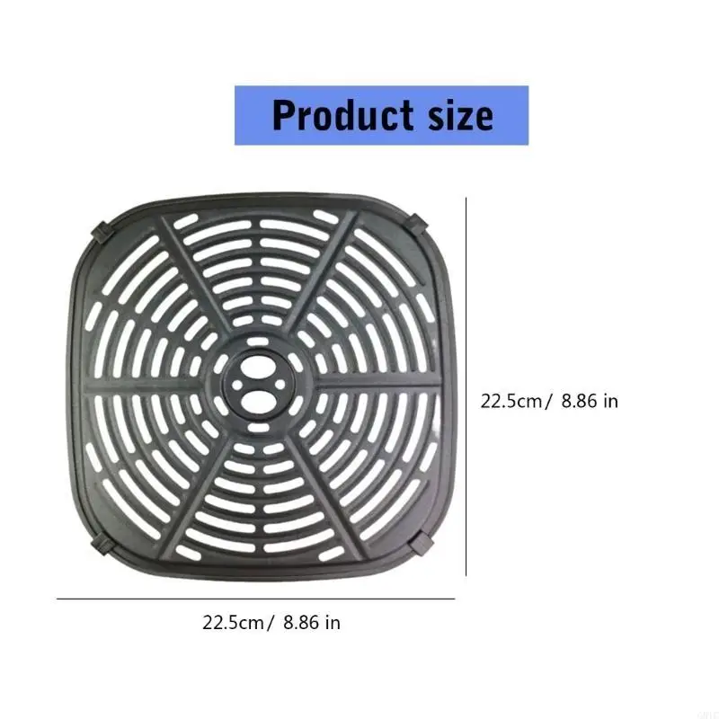 G8TC Air Fryers Pad Carbon Steel Air Fryers Accessories Suitable for Baking and Cooking thumbnail 6
