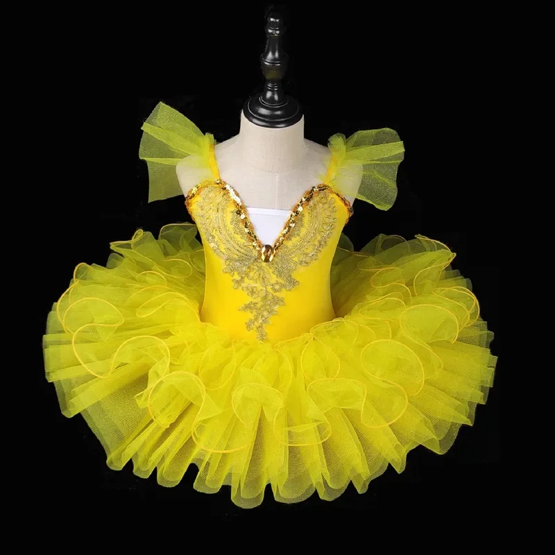 Fashion Children's Day Ballet Dance Dress Girl Tutu Mesh Princess Performance Kids Clothes Stage Summer Dresses Girls Vestidos thumbnail 3