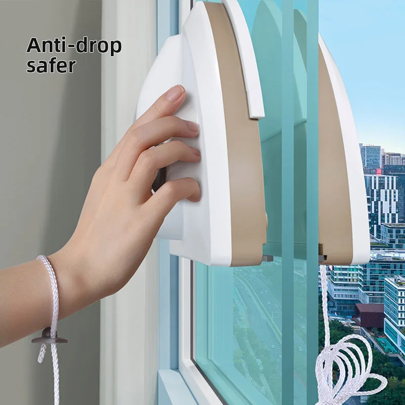 NEW Magnetic Glass Window Cleaning Tool Water Discharge Double-layer Wiper Household Special Window Cleaner For Home thumbnail 5