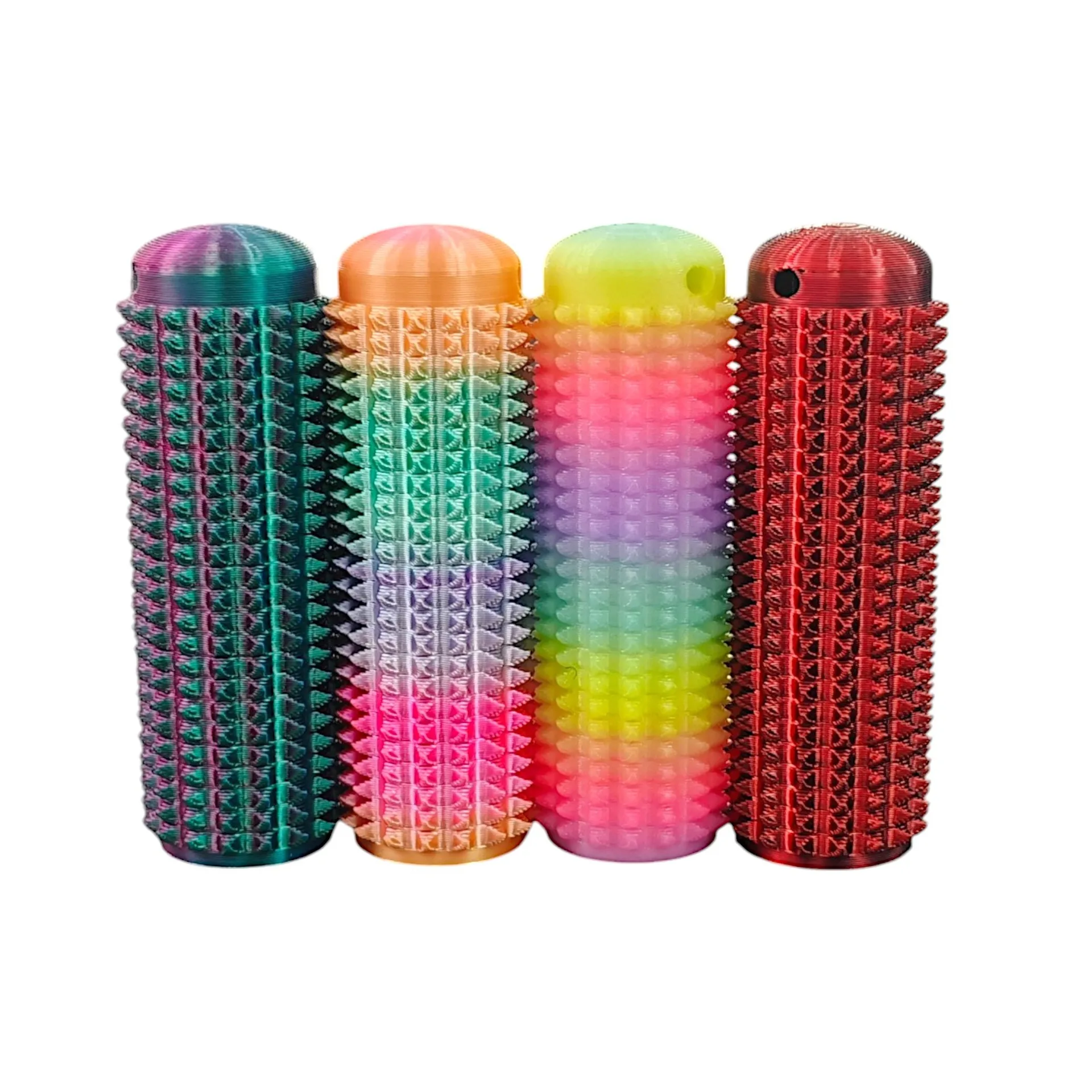 3D Printed Little Ouchies Spiky Sensory Toys Stress Relief Spiky Grippie Stim Keychain Stimming Toys Mini Grippie Fidget Toys thumbnail 6