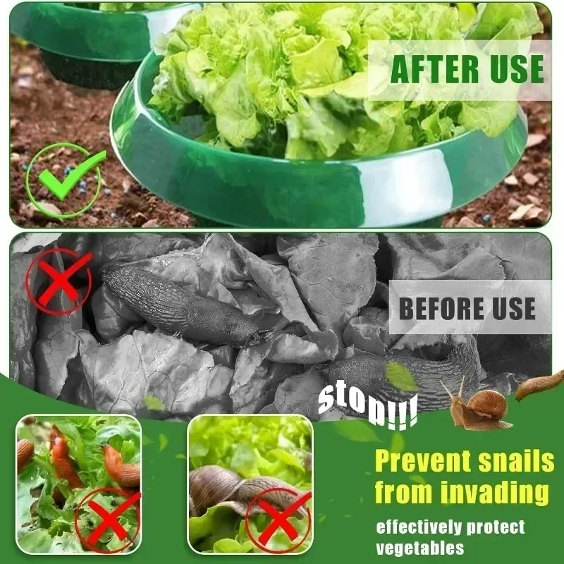 20/1pcs Slug Collars Snail Plant Insect-Proof Guards for Plants Vegetable Protection Covers Reusable Agricultural Garden Cloches thumbnail 5