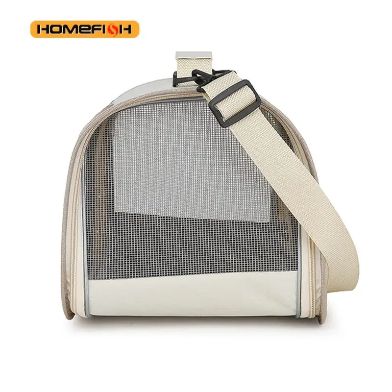 Portable Pet Carrier Bag for Small Dogs Cats Outdoor Foldable Cat Bag Breathable Cat Shoulder Bag Kitten Carrying Bag thumbnail 3