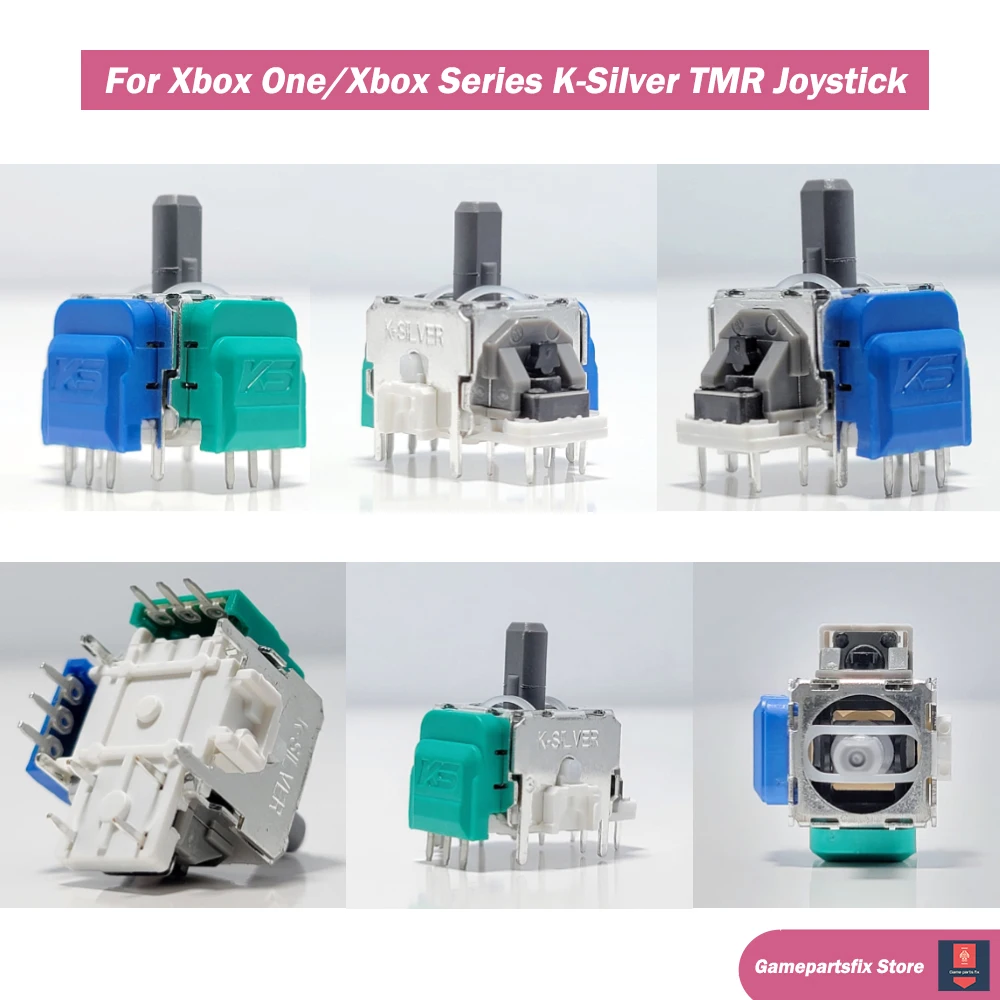 K-SILVER JS13 PRO+ TMR Joystick for Switch Pro PS5 PS4 Xbox Series Xbox One Anti-Drift Electromagnetic 3D Analog TMR ThumbStick thumbnail 6