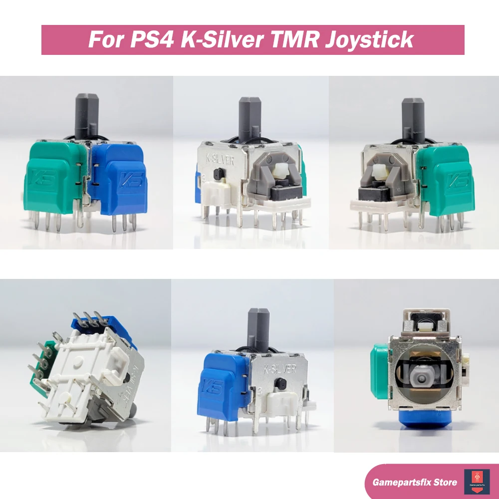 K-SILVER JS13 PRO+ TMR Joystick for Switch Pro PS5 PS4 Xbox Series Xbox One Anti-Drift Electromagnetic 3D Analog TMR ThumbStick thumbnail 4