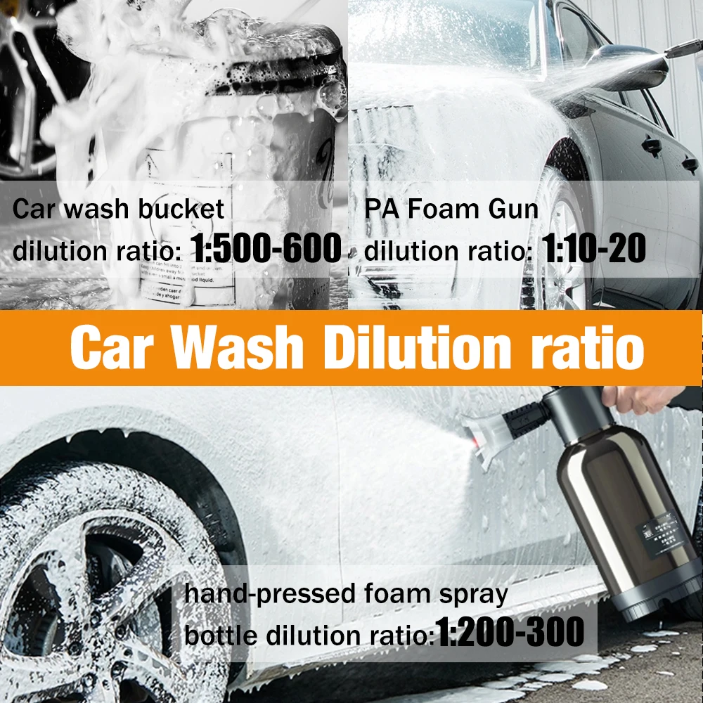 Motorcycle Wash Mega Foam Natural Citrus Scent Shampoo High Concentration  Wash Super Foam Cleaner Supplies MEGAFOAM RG312 thumbnail 6