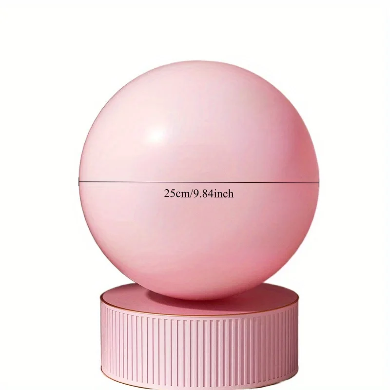 Women Gym Yoga Fitness Ball Thickening Type Anti-explosion Diameter 25 cm Pilates Workout Mini Ball Sculpting Legs And Hips thumbnail 3