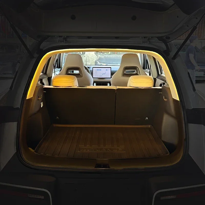 2024-2025 For BYD Yuan UP Trunk Ambient Light Car Accessories Wireless Install Reading Lamp for Interior Decoration Strip thumbnail 5