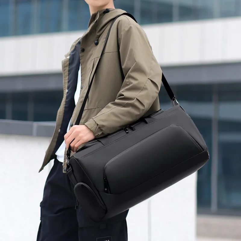 Sports Gym Bag, Large Capacity Handbag,Portable Travel Duffel Bag, Multi-compartment with Shoes Storage,Perfect for Vacation,Gym thumbnail 6