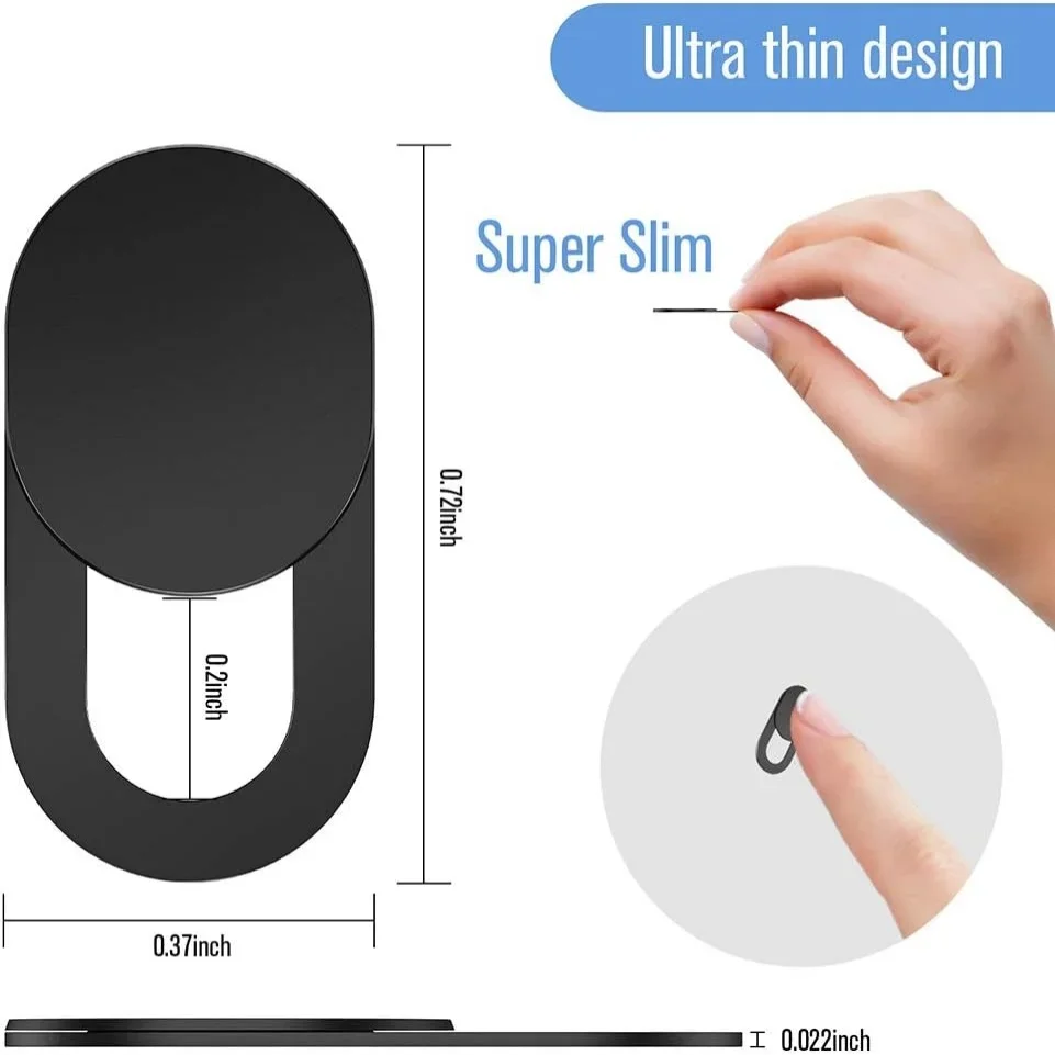 0.03 inch Ultra Thin Laptop Camera Cover for iPhone iPad MacBook Pro Computer Cell Phone Anti-spy Privacy Lens Blocker Slider thumbnail 5