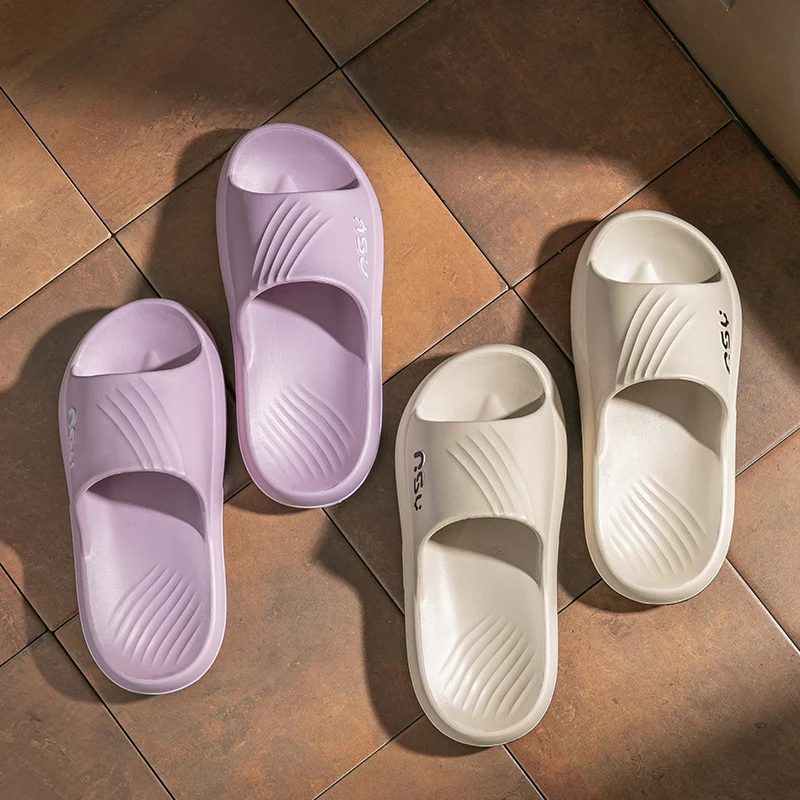 Trendy Men's Platform Slippers Summer Home Shoes EVA Thick bottom Outdoor Soft Non-slip Comfortable Beach Walk Sandals Outdoor thumbnail 3