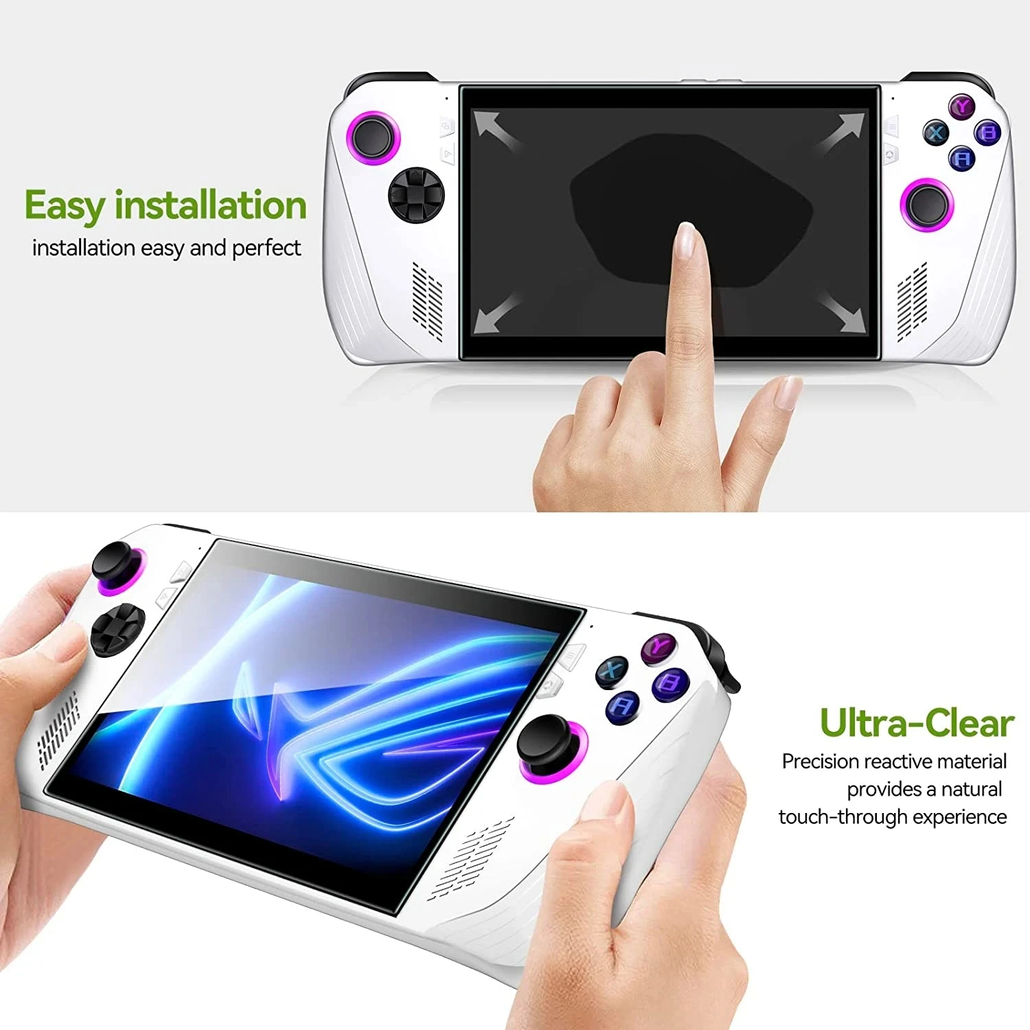 1/2/3PCS Protective Tempered Glass for Asus ROG Ally Anti-scratch Screen Protective Film for Asus ROG Ally 7 " Glass Accessories thumbnail 5