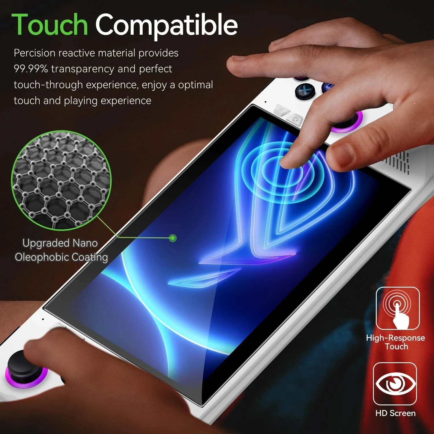 1/2/3PCS Protective Tempered Glass for Asus ROG Ally Anti-scratch Screen Protective Film for Asus ROG Ally 7 " Glass Accessories thumbnail 6