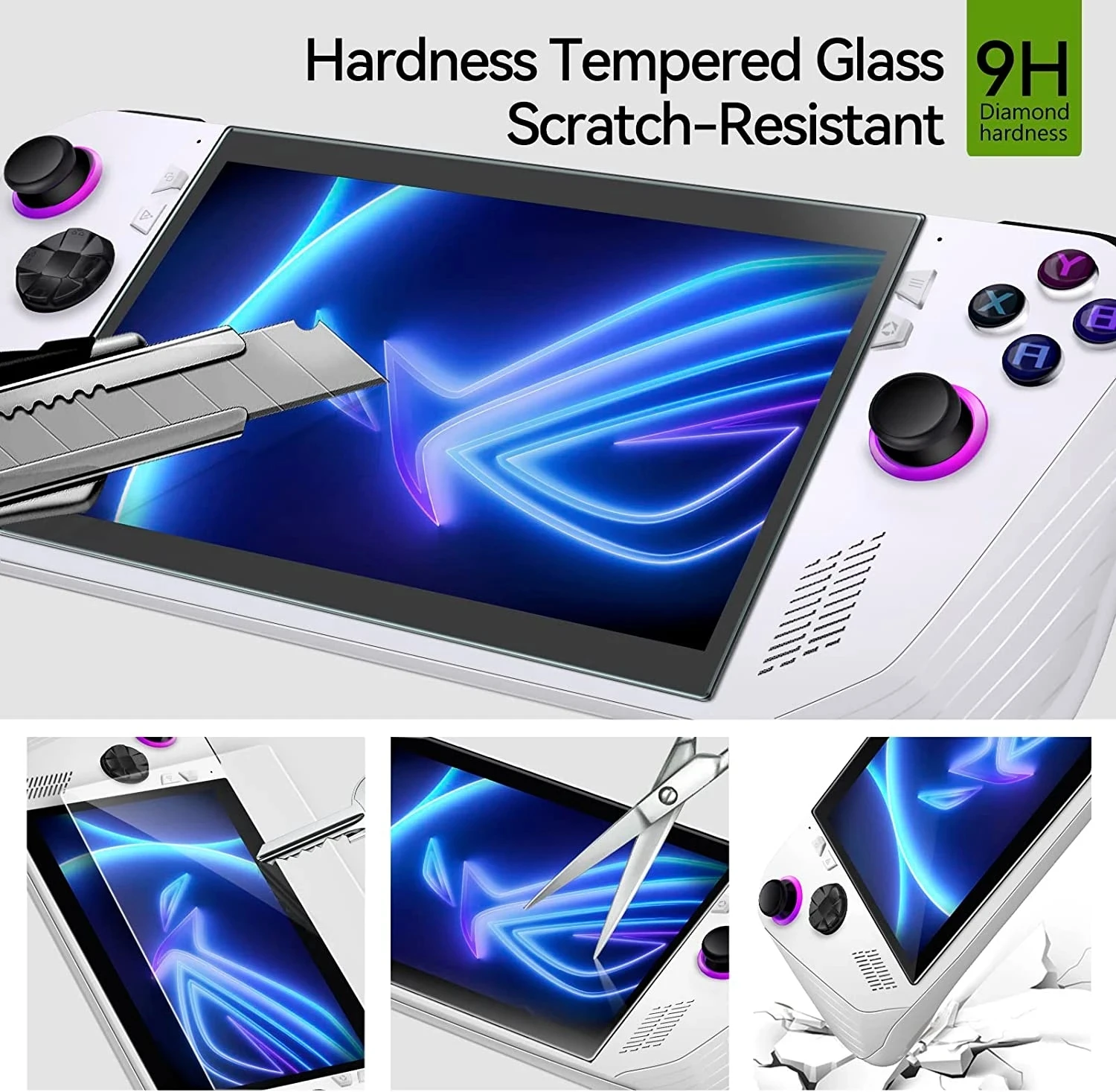 1/2/3PCS Protective Tempered Glass for Asus ROG Ally Anti-scratch Screen Protective Film for Asus ROG Ally 7 " Glass Accessories thumbnail 4