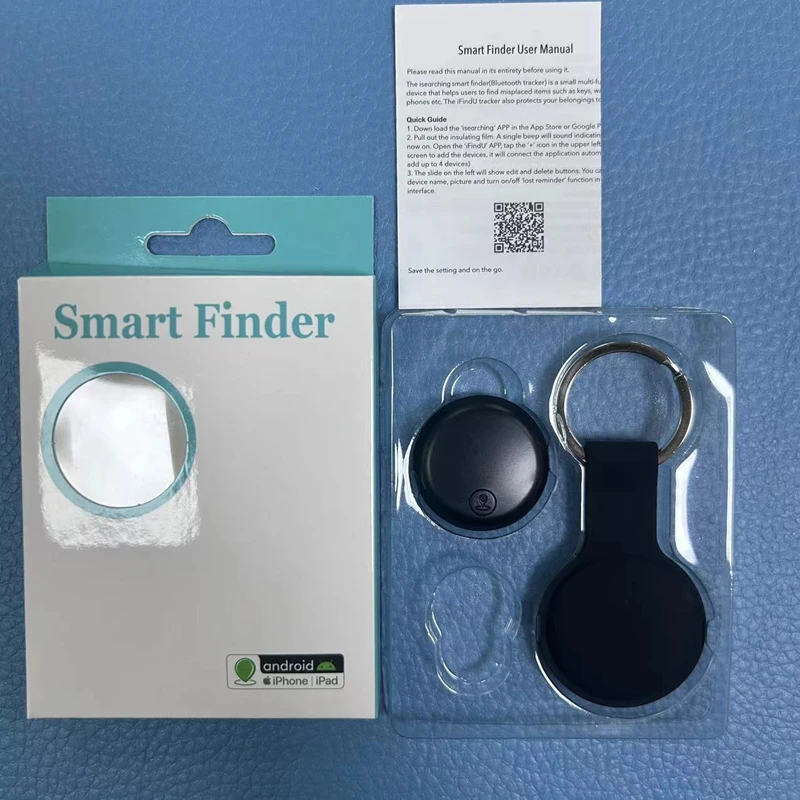Mini Smart Anti-Lost Tracker Reminder For Pets Kids GPS Locator AntiLost Alarm Wallet Keychain Smart Tag Bluetooth Tracer 2025 thumbnail 6