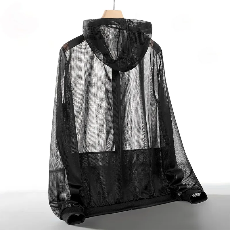 CHUJIE Summer UPF 50+ UV Sun Protection Skin Coats Men Ultra-Light Sportswear Hooded Outwear Men Breathable Casual Jackets Man thumbnail 3