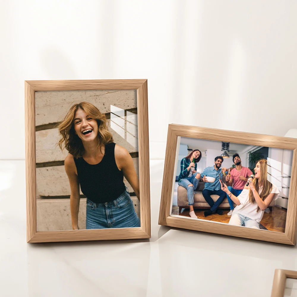 1pc custom photo frame,Multiple size options，Can be wall-mounted picture frames,Personalized commemorative gift，home decorations thumbnail 4