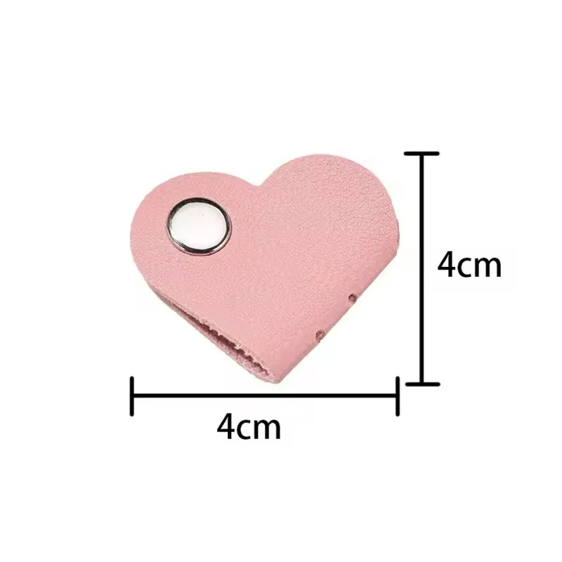 Mini Heart Shape Cable Organizer Vintage Earphone Wire Data Line Clips Cable Winder Tie Cable Management Cord Organizer Office thumbnail 6