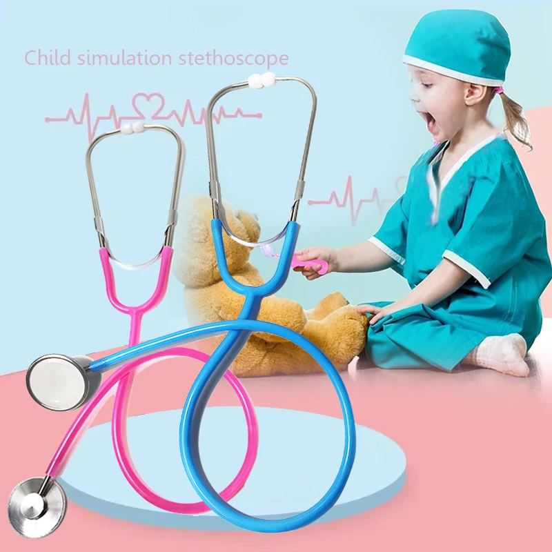 Simulation Doctor's Stethoscope Toy Family Kids Games Imitation Plastic Stethoscope Accessories Kids Gift Doctor Role Play Toys thumbnail 2
