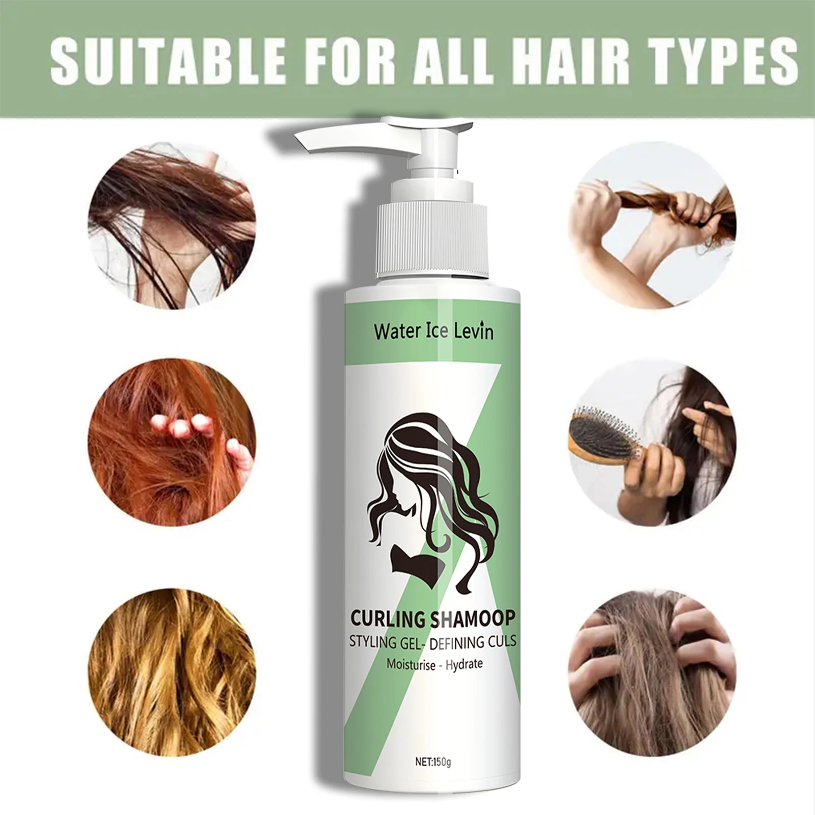 Shampooing pour cheveux normaux - conditionneur neutre, 150 g hydratant stretch curl thumbnail 2
