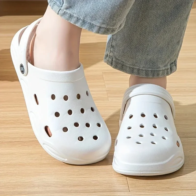 Summer Hollow Out Closed Toe Beach Sandals Women Lightweight Anti Slip EVA Clogs Slippers Woman Comfort Soft Sole Garden Shoes thumbnail 5