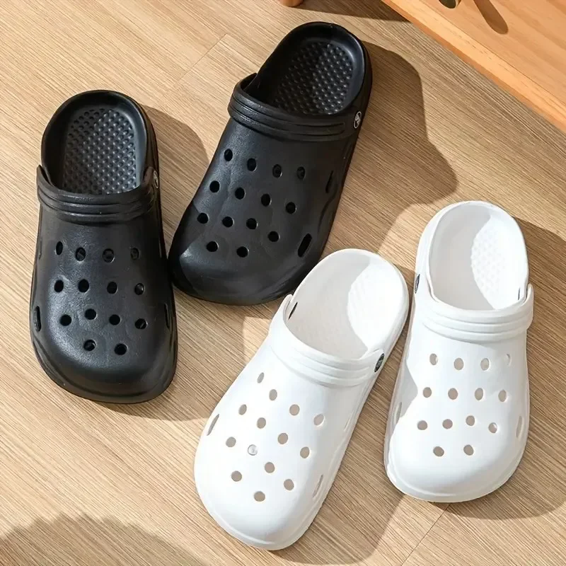 Summer Hollow Out Closed Toe Beach Sandals Women Lightweight Anti Slip EVA Clogs Slippers Woman Comfort Soft Sole Garden Shoes thumbnail 2