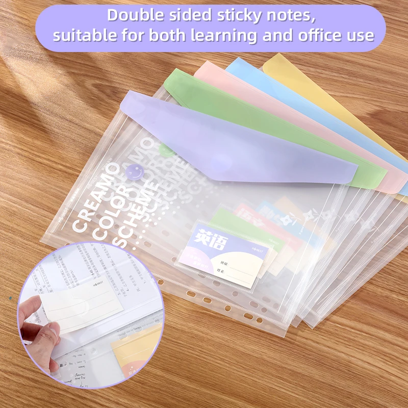 A4 Ring Binder 4-Hole Student Exam File Holder, Office Document Organizer with Detachable & Replaceable Inserts thumbnail 3