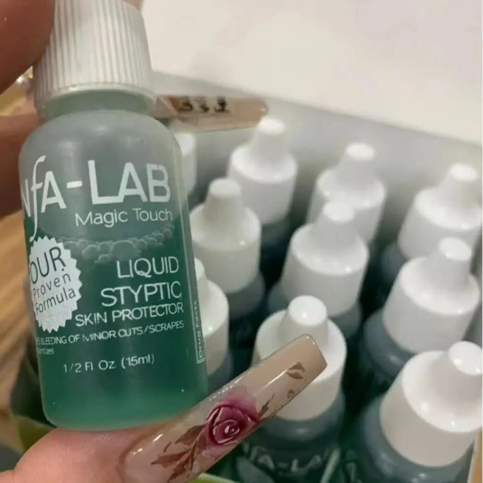 Nail Disinfection Hemostatic Agent Genuine Goods Stopping Blood Tool for Manicure Beauty thumbnail 2