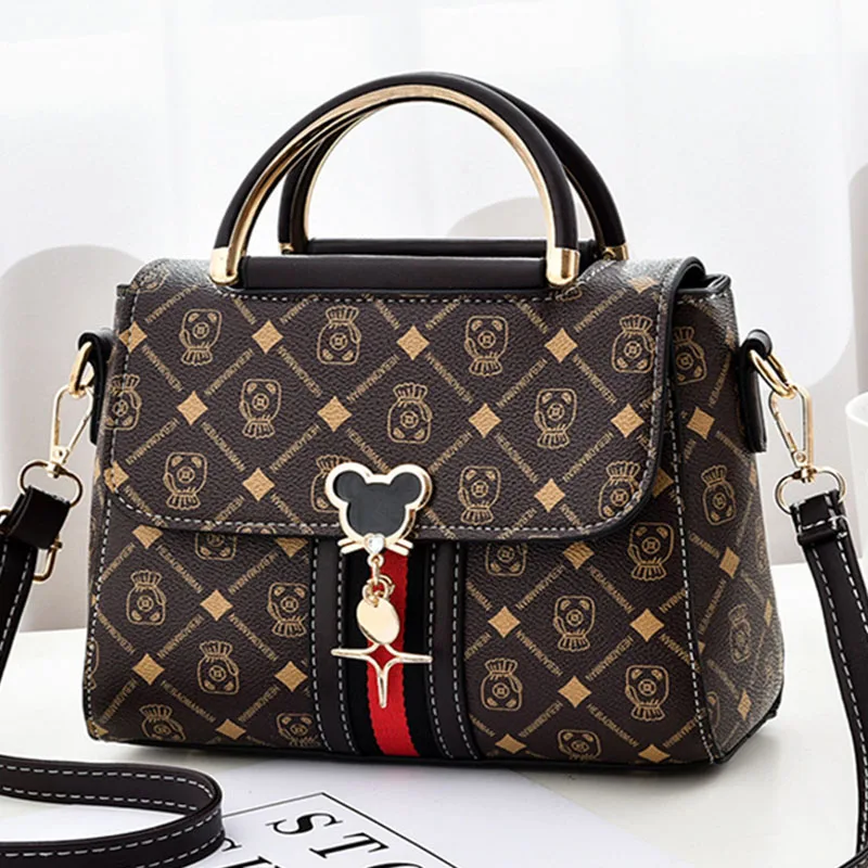 New Shoulder bag Women bag tote luxury designer handbag women Handbags leather Printed monogram single shoulder straddle bag thumbnail 3