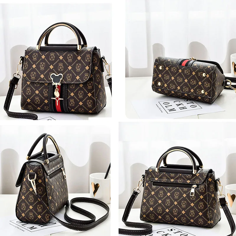New Shoulder bag Women bag tote luxury designer handbag women Handbags leather Printed monogram single shoulder straddle bag thumbnail 5