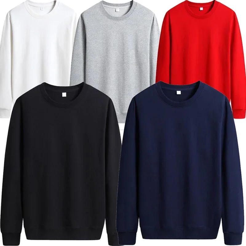 Men's Fashionable Thin Solid Color Pullover Hoodie for Autumn Casual Street Style Ideal Wear