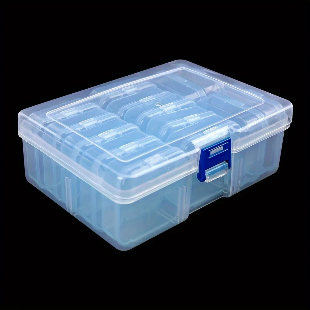 Transparent plastic storage box set, suitable for jewelry, beads, and DIY handicrafts, suitable for art supplies and home decor thumbnail 4