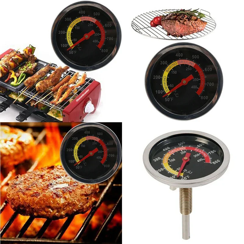 Instant Read Oven Thermometer for Kitchen Home Baking Household Cooking Temp Gauge 0-400℃ BBQ Smoker Grill Thermometer thumbnail 4