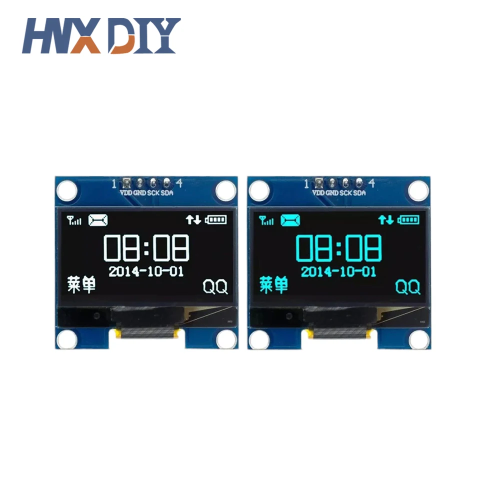 1-10pcs 1.3" White Blue Color IIC OLED Display Module Drive Chip SH1106 128X64 1.3 Inch LCD IIC I2C Communicate For Arduino thumbnail 2