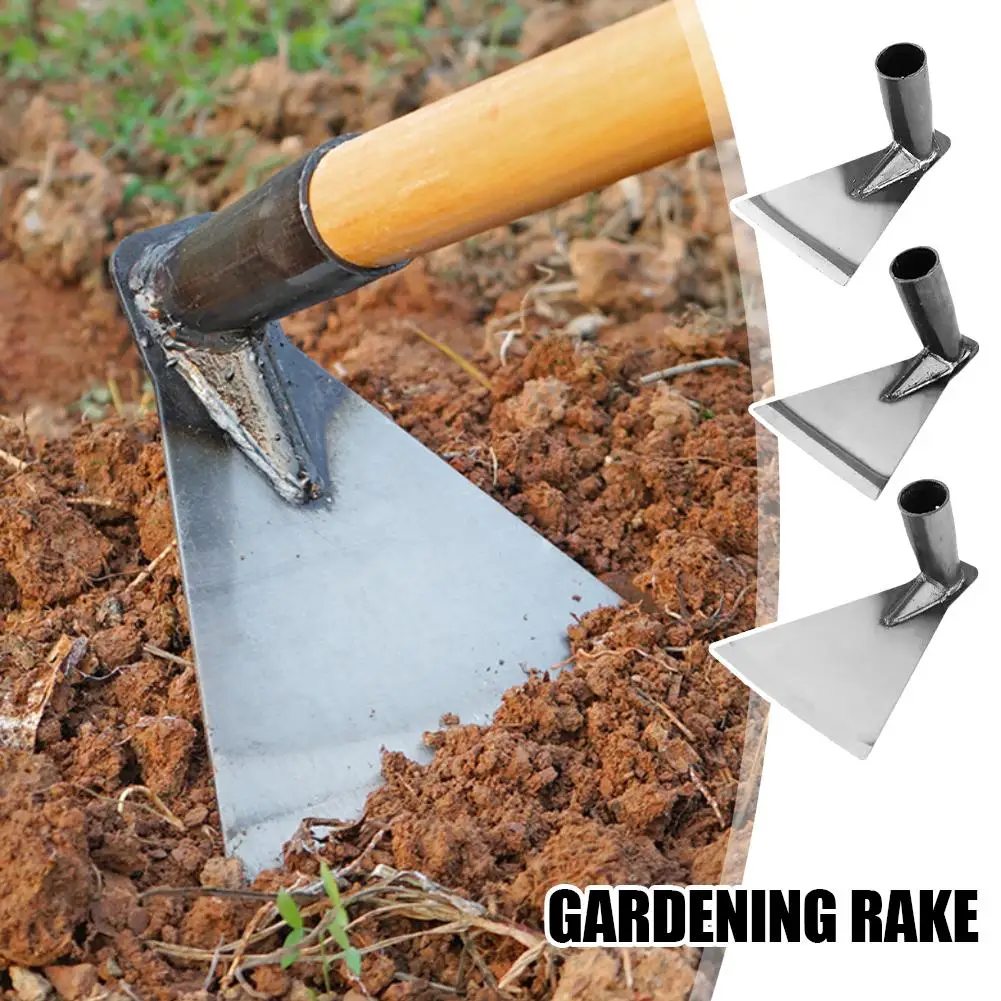 Durable Garden Hoe Household Outdoor Farming Tools Forging Weeding Hoe for Digging Soil Planting Vegetables Flowers thumbnail 4