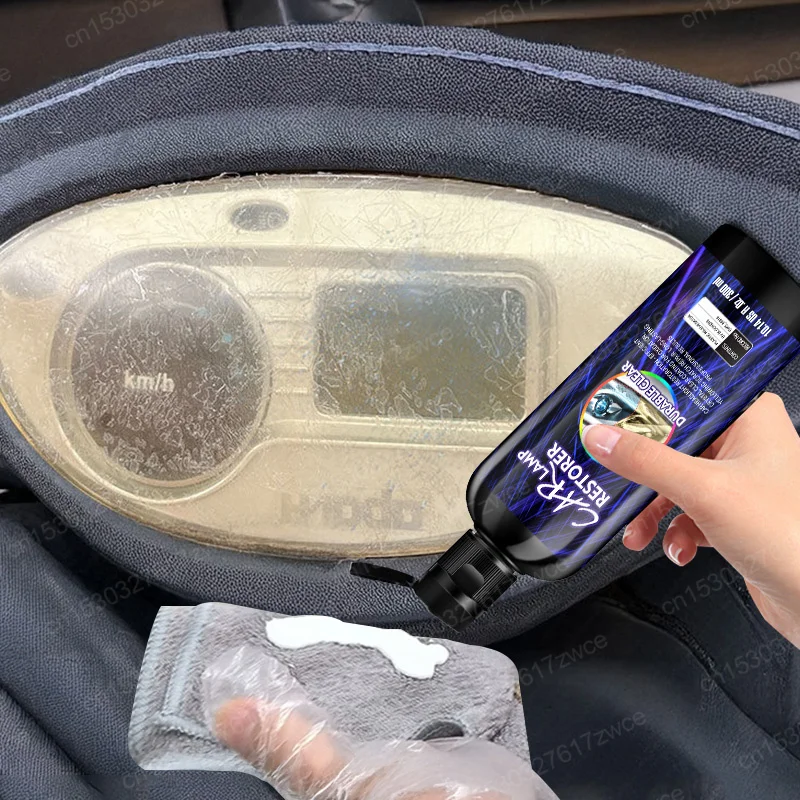 Car Motorcycle Headlight Restoration Polishing Kit Dashboard Scratch Remover Oxidation Cleaner Repair Paste for Car Motorcycle