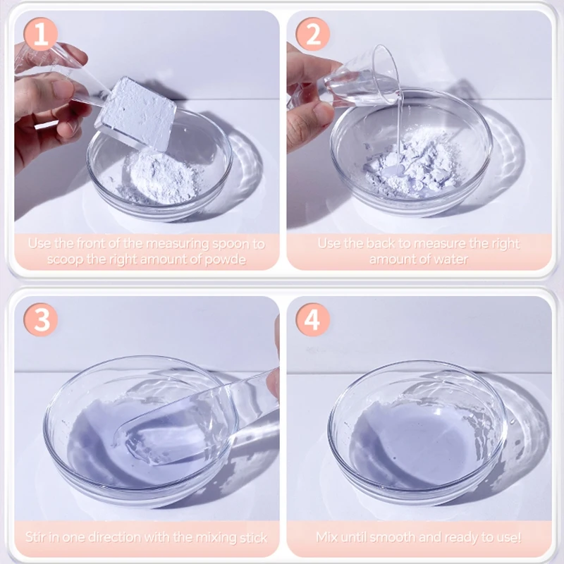 Skin Care DIY Mask Set Clear Rod Mud Mixing Bowl Spoon Set Soft Applicator Brushes for Face Deep Cleaning Portable Beauty Tools thumbnail 6