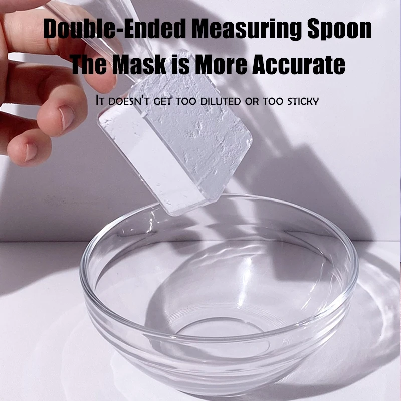 Skin Care DIY Mask Set Clear Rod Mud Mixing Bowl Spoon Set Soft Applicator Brushes for Face Deep Cleaning Portable Beauty Tools thumbnail 2