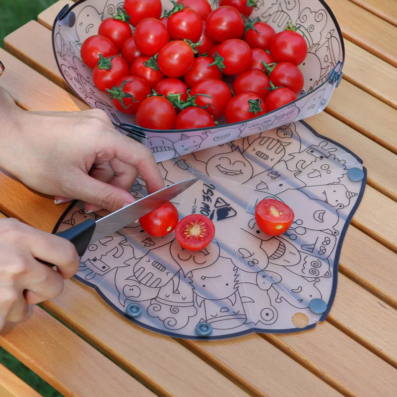 Outdoor Camping Picnic Tableware Ultralight Foldable Bowl Plate Cup Coffee Filter Multi-purpose Travel Camping Equipment посуда thumbnail 3