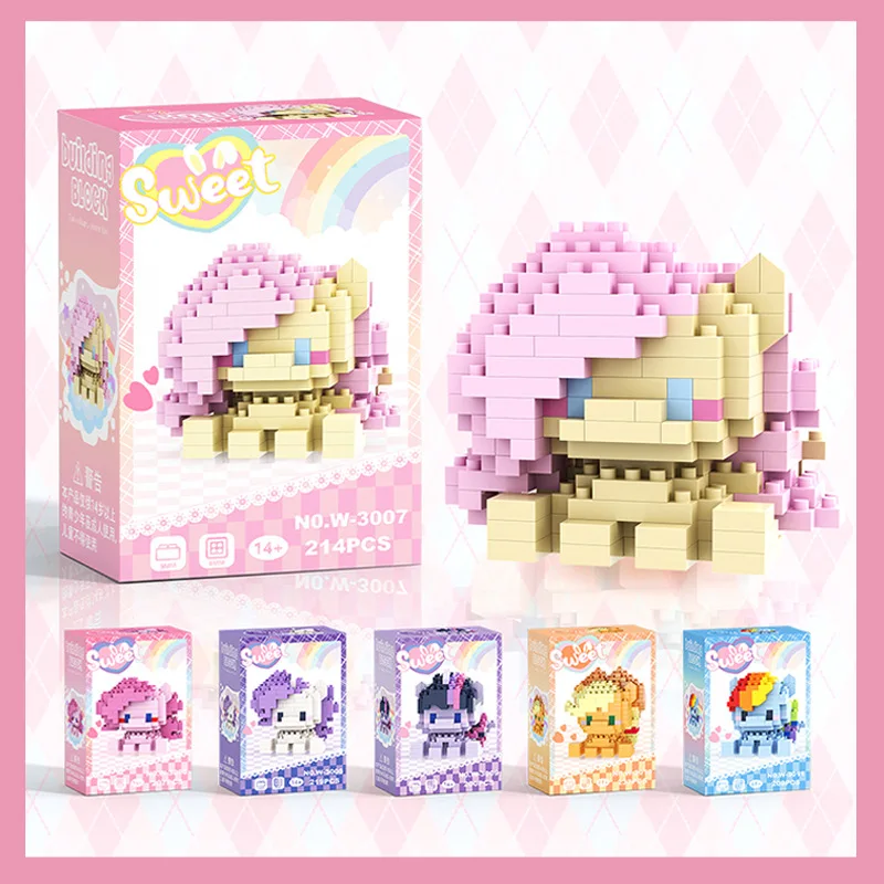 My Little Pony Building Blocks Lega Equestria Girls Figure Twilight Sparkle Building Blocks  Cartoon Character Toys For Children thumbnail 2