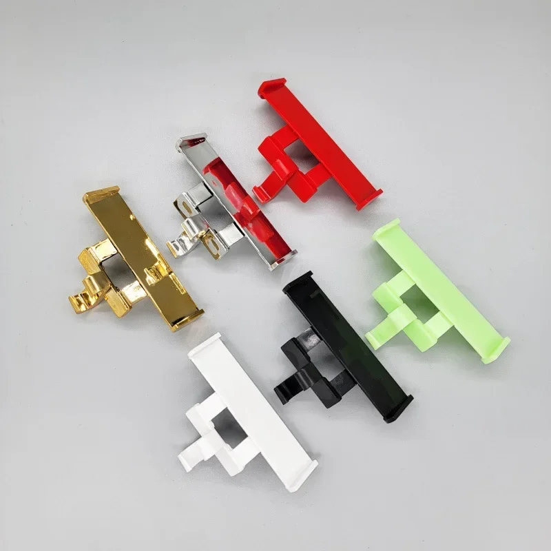2pcs/lot spoiler wing for shoe buckles sandals charms fluorescence Cave Slipper tail decoration accessories kids adults gift thumbnail 2
