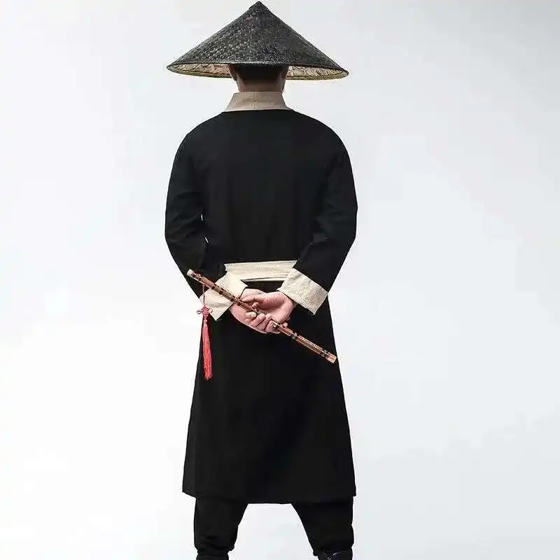 Ancient Chinese Male Hero Costume Traditional Swordsman Clothing Vintage Martial Arts Assassin Cosplay Dress Men Women Hanfu thumbnail 3