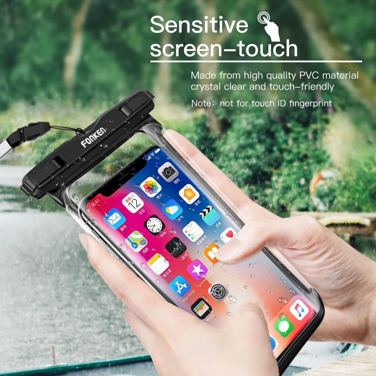 Universal Waterproof Bag Case Cell Phone Pouch Case Water Proof Underwater Dry Bag For Apple iPhone Huawei Xiaomi Samsung Cover thumbnail 3