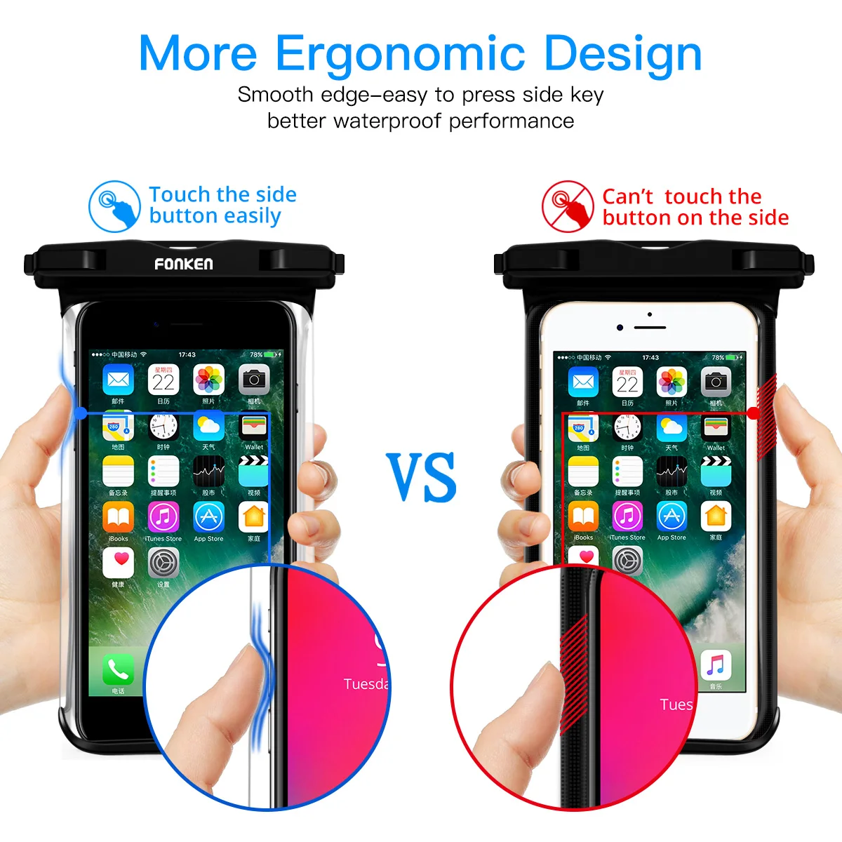 Universal Waterproof Bag Case Cell Phone Pouch Case Water Proof Underwater Dry Bag For Apple iPhone Huawei Xiaomi Samsung Cover thumbnail 4