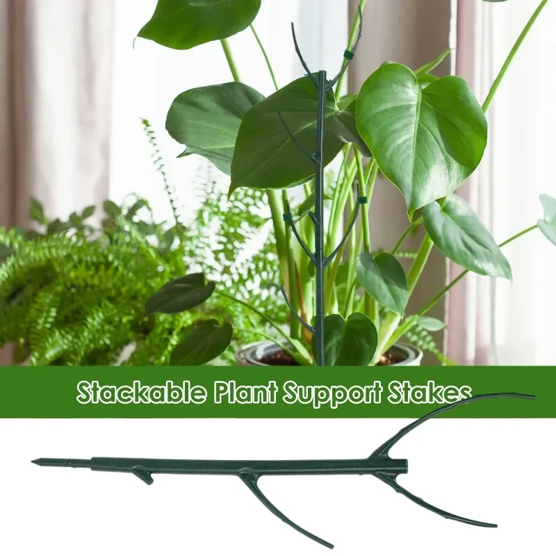 30/3Pcs Plant Support Pile Climbing Vine Stake Bonsai Fixing Rod Garden Plants Stake Holder Flower Support Rack For Potted Plant thumbnail 4
