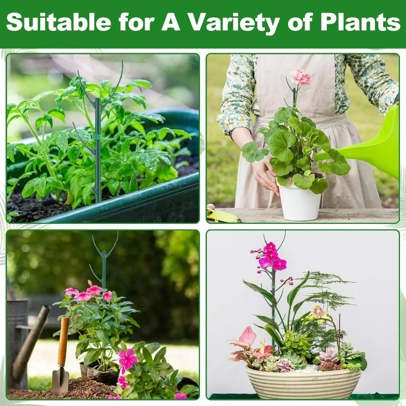 30/3Pcs Plant Support Pile Climbing Vine Stake Bonsai Fixing Rod Garden Plants Stake Holder Flower Support Rack For Potted Plant thumbnail 6