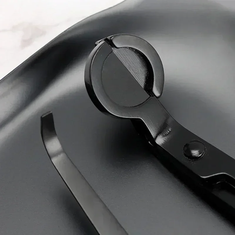 Candle Extinguishing Tool Kit Black Metal Candle Extinguisher Candle Wick Trimming Scissors/hook/candle Tray/candle Nursing Tool thumbnail 6