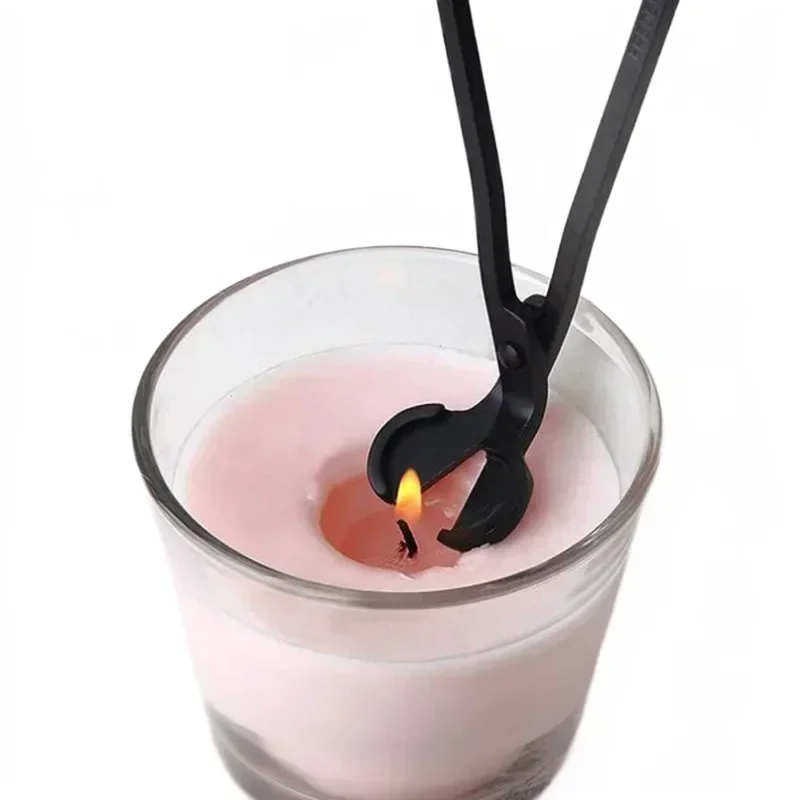 Candle Extinguishing Tool Kit Black Metal Candle Extinguisher Candle Wick Trimming Scissors/hook/candle Tray/candle Nursing Tool thumbnail 3