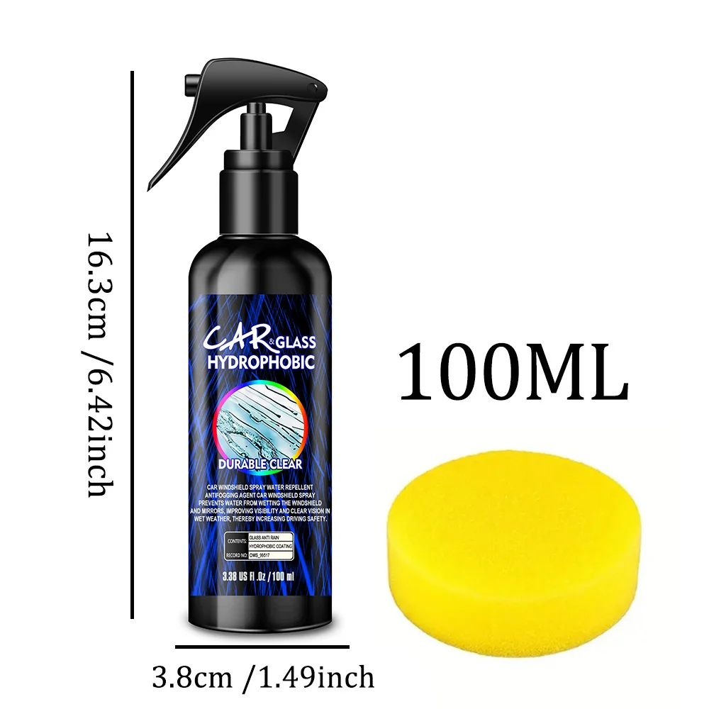 Motorcycle Glass Anti-rain For Car Water Repellent Fortify Dashboard Rearview Mirror Hydrophobic Coating Enhanced Visibility Spr thumbnail 3