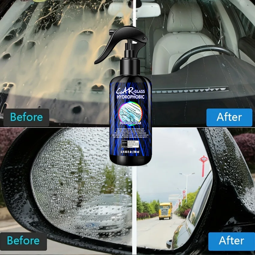 Motorcycle Glass Anti-rain For Car Water Repellent Fortify Dashboard Rearview Mirror Hydrophobic Coating Enhanced Visibility Spr thumbnail 6