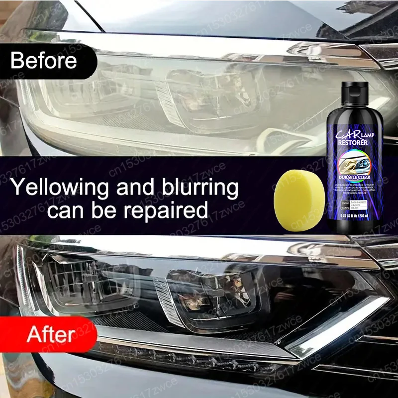 Motorcycle Car Headlight Restoration Polishing Headlamp Dashboard Scratch Remove Repair Cleaning Oxidation Headlight Polish thumbnail 6